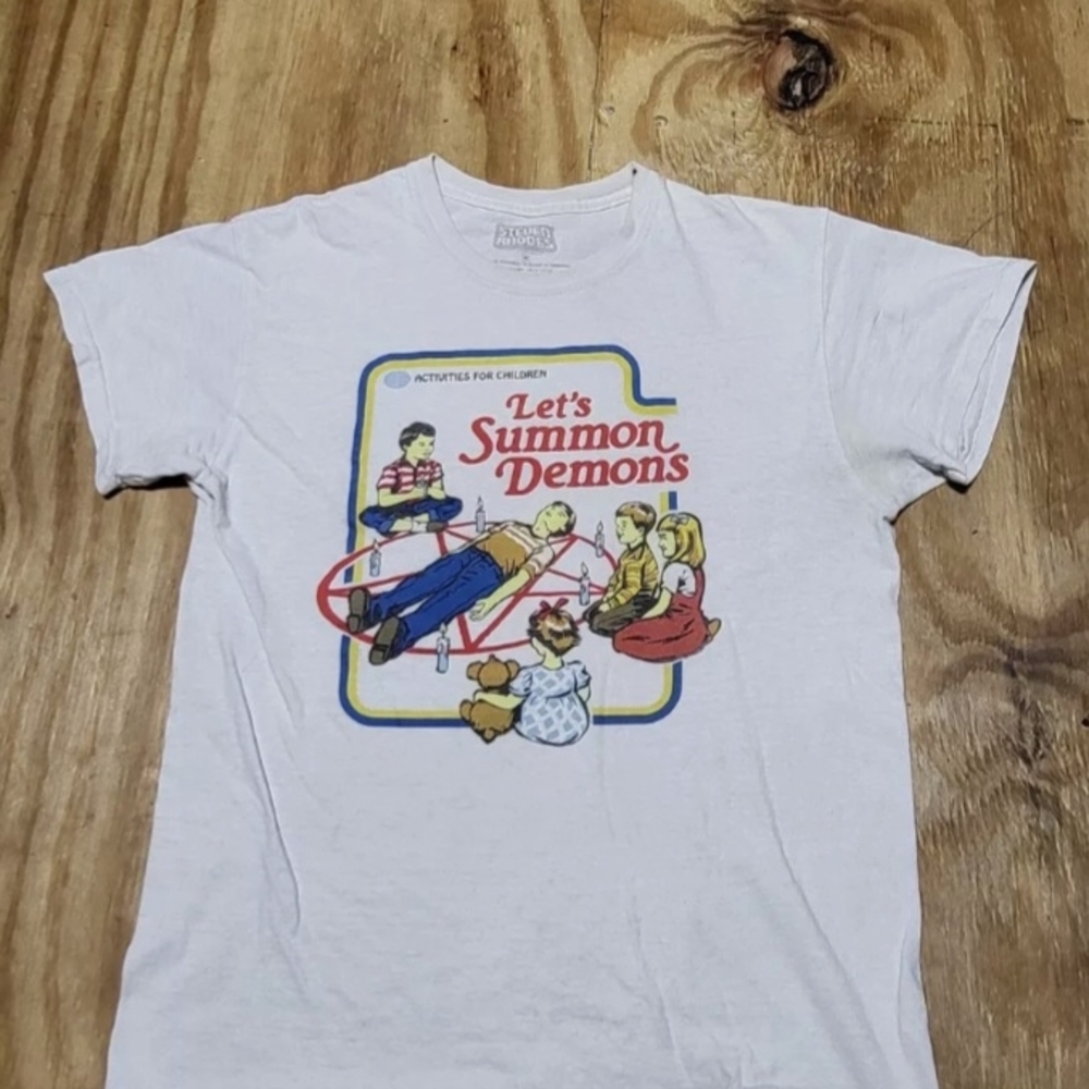 White Graphic Tee
